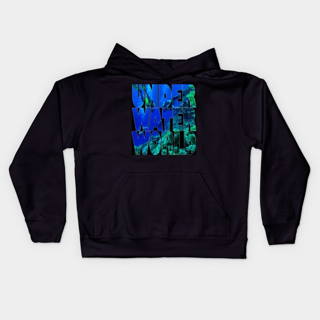 Underwater world Kids Hoodie by likbatonboot